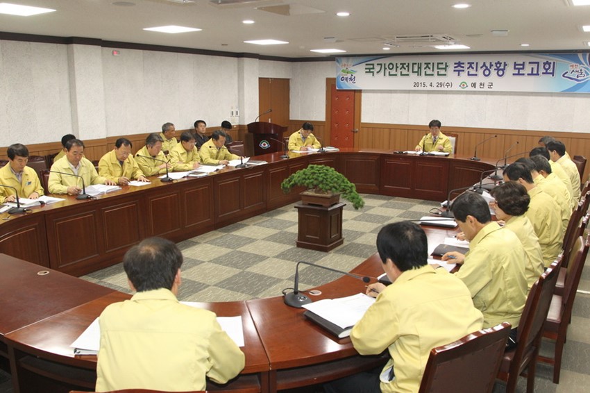 1.2015년 국가안전대진단 추진상황 보고회